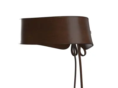 Dark Brown Tie Belt 3D model