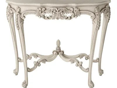 French Bedroom Provencal Marie Antoinette 3D model