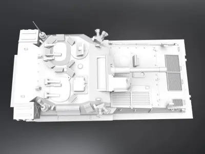Fv101 Scorpion Scale model 3D print model