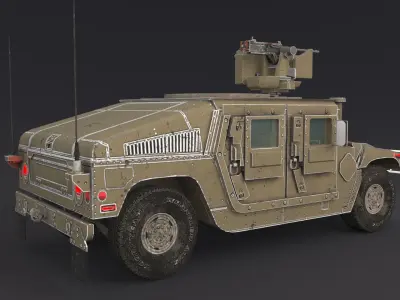 hummer Low-poly 3D model from CGTrader