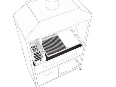 BBQ -BBQ 3D model 3D model