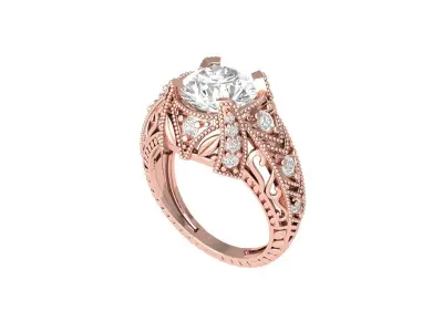 Wedding Ring  3D print model 421