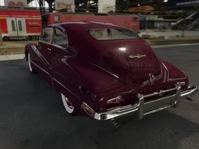 Buick 1947 Super Sedanette - Game Ready Classic Car Low-poly 3D model