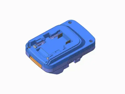 hand drill battery case 3D model