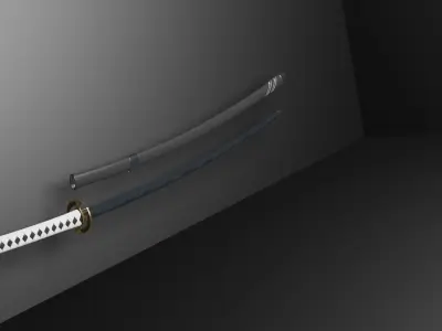 Katana  3D model purchase