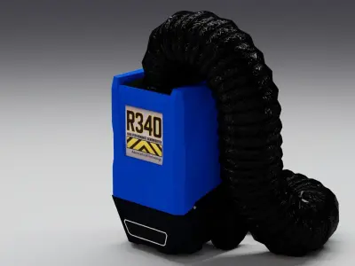 Dehumidifier Low-poly 3D model