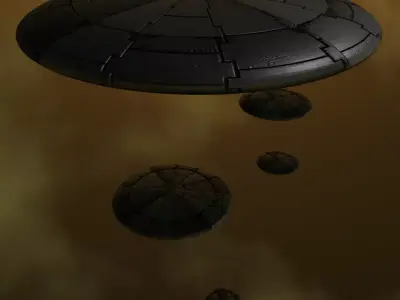 UFO ARMADA 3D model