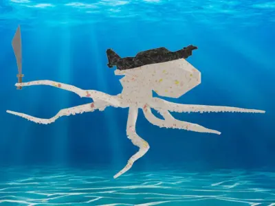 Octopus Free low-poly 3D model Free low-poly 3D model