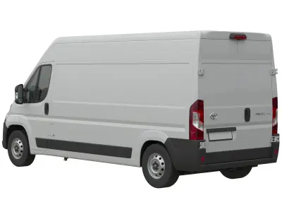 2024 Toyota Proace Max L3H2 Detailed interior 3D model
