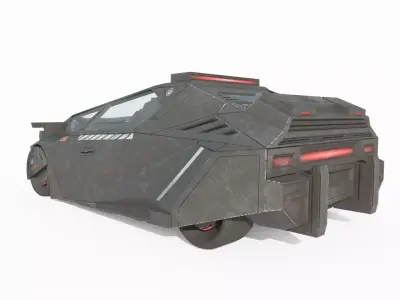 Future Sci-Fi Car 3D model