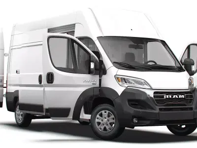 RAM Promaster e Van L3H3 HQ Interior 2025 3D model