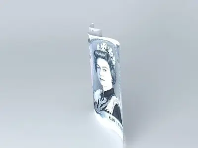 Old English Fiver 1980 Free 3D model