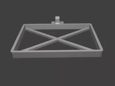 3D Printable Rear Seat Car Tray - Modular Design with Cup Holder 3D print model