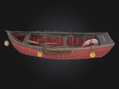 Fishermans Refuge  Tranquil Shelter by the Water 3D model