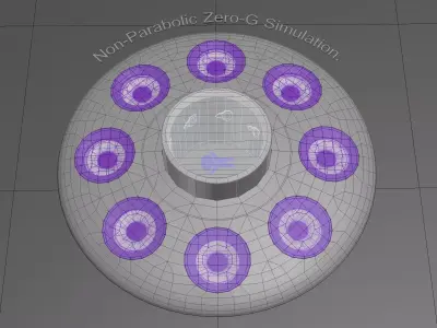 Non Parabolic Zero-G Simulator 3D model