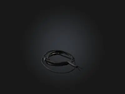 Whip model Low-poly 3D model