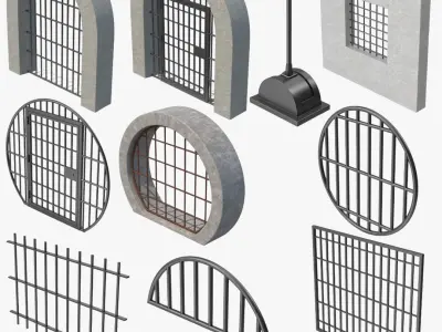 Dungeon Sewer Models Collection 3D model
