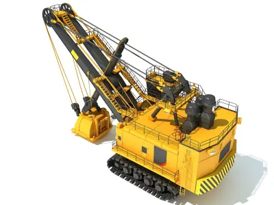 Mining Shovels 3D model