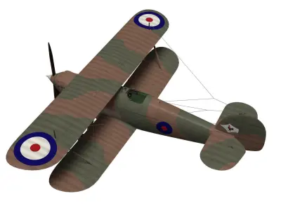 hawker fury 3D model order