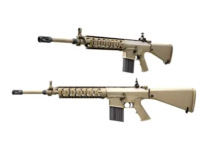 m110 rifle 3D model