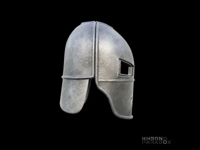 Mk 1 Helmet Low-poly 3D model