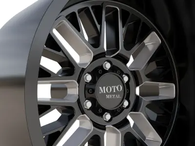 MOTO METAL MO802 WHEEL 3D MODEL 3D model