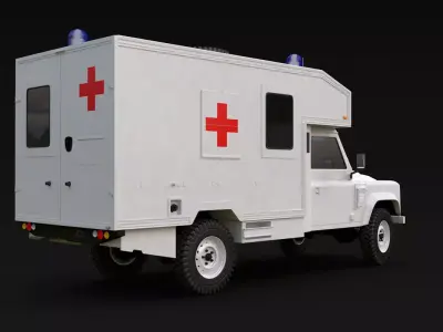LR Defender Ambulance 3D model