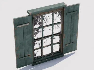 Window Low-poly 3D model purchase