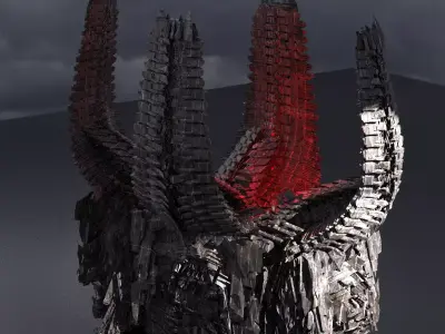 Alien Spine Tower Claw   3D model
