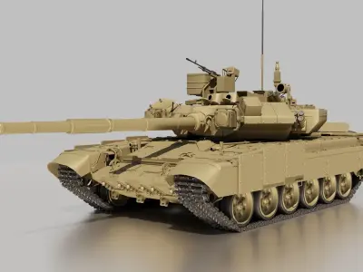 T-90 Tank 3D model buy