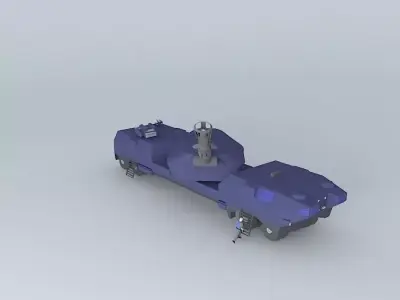 MPC Comet - Mobile Plasma Cannon on the conveyor Elephant Free 3D model