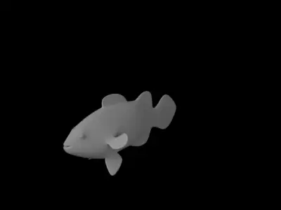 Fish low poly Free 3D model