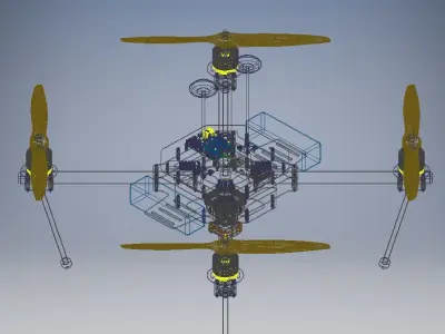 X4 Developer Quadcopter 3D model