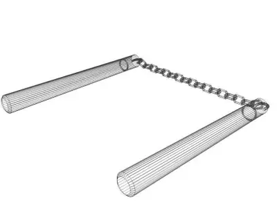 ChainStick - Wooden 3D model