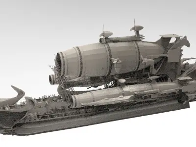 Eagle Kings Airship Destroyer 3D model