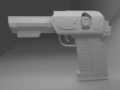 Space Gun 3D model