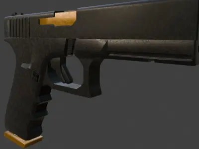 Glock 19 realistic 3D model