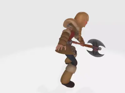 How to Train Your Dragon Astrid Pose 02 3D print model