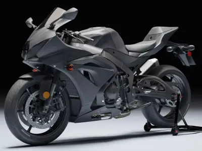 Suzuki GSX R 1000 2020 Low-poly 3D model