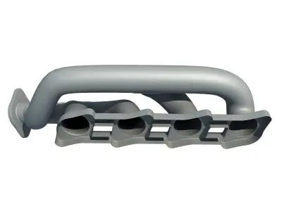 3D Exhaust Manifolds of Engine 633 3D model