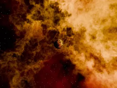 The Ignis Cataclysm Nebula HDRI 16k seamless 3D model