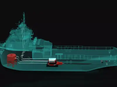 Marine Propulsion X-Ray 3D model