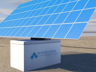 Solar Plant 3D model