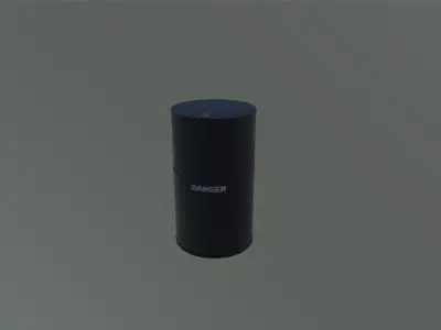 Oil barrel  Free low-poly 3D model