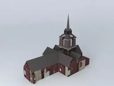 St. Martin's Church Arzal Free 3D model