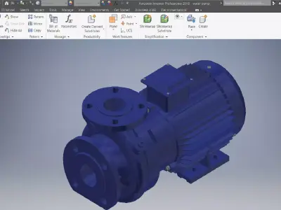 Water Pump 3d model 3D model