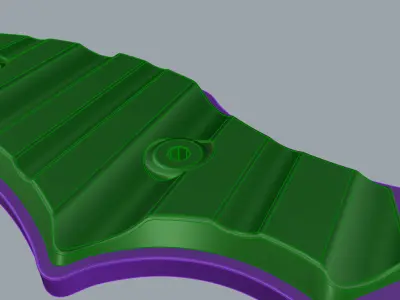 Karambit Knife 3D model buy