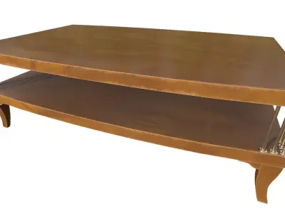  Sirio coffee table game ready Low-poly 3D model