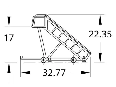 1-200 Scale A320 Boarding Stairs 3D print model