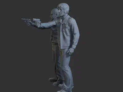 Cobra Policemen Cops 001 002 3D print model